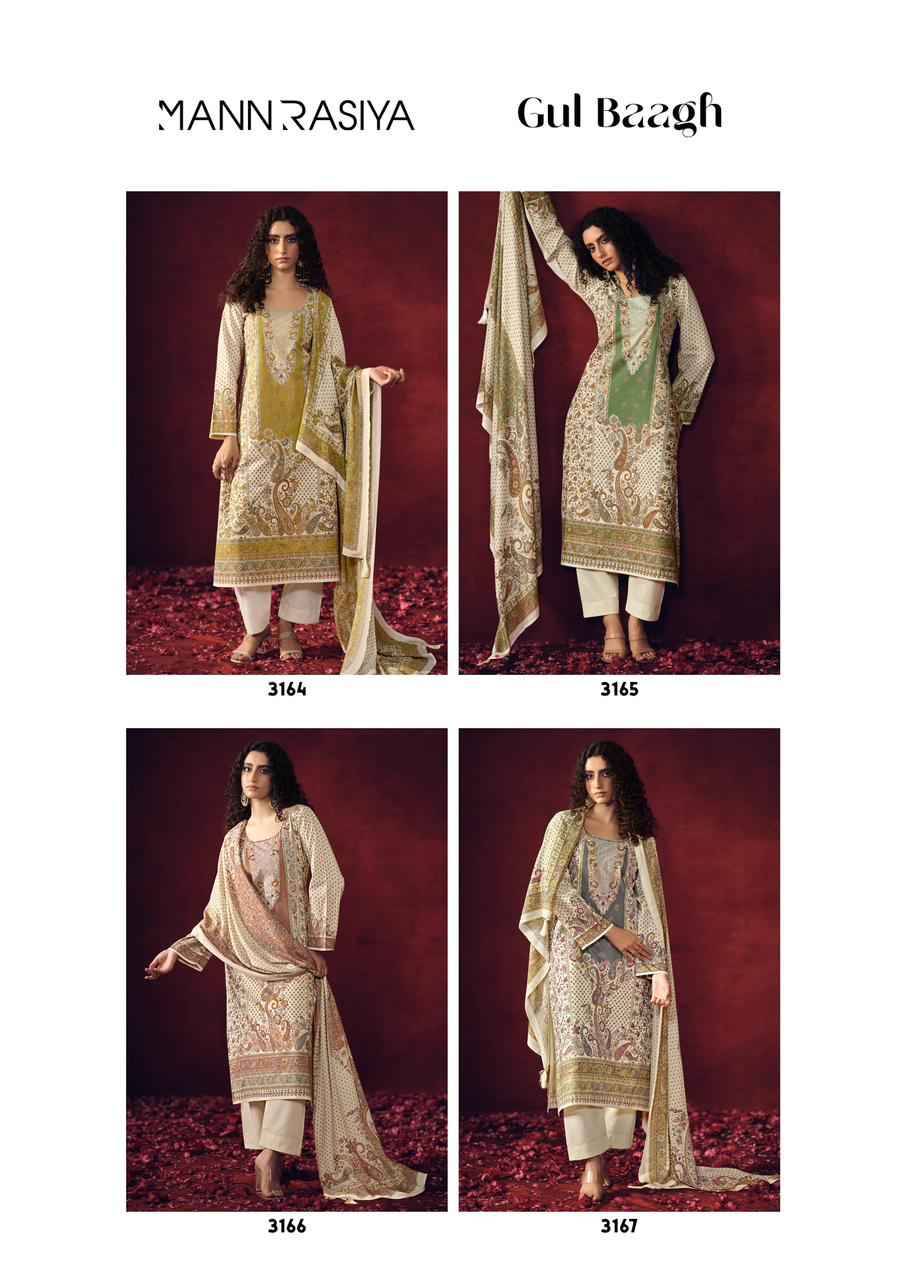 GUL BAAGH By MANNRASIYA 3165 To 3168 Series Beautiful Festive Suits Stylish Colorful Fancy Casual Wear & Ethnic Wear PURE CAMRIC COTTON Print Dresses At Wholesale Price
